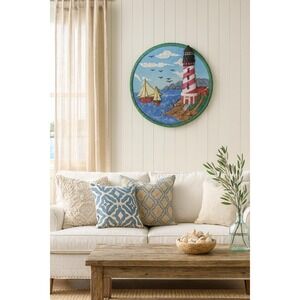 Bradford Exchange Seaside Retreat Lighthouse Wall Art 3D Plaque